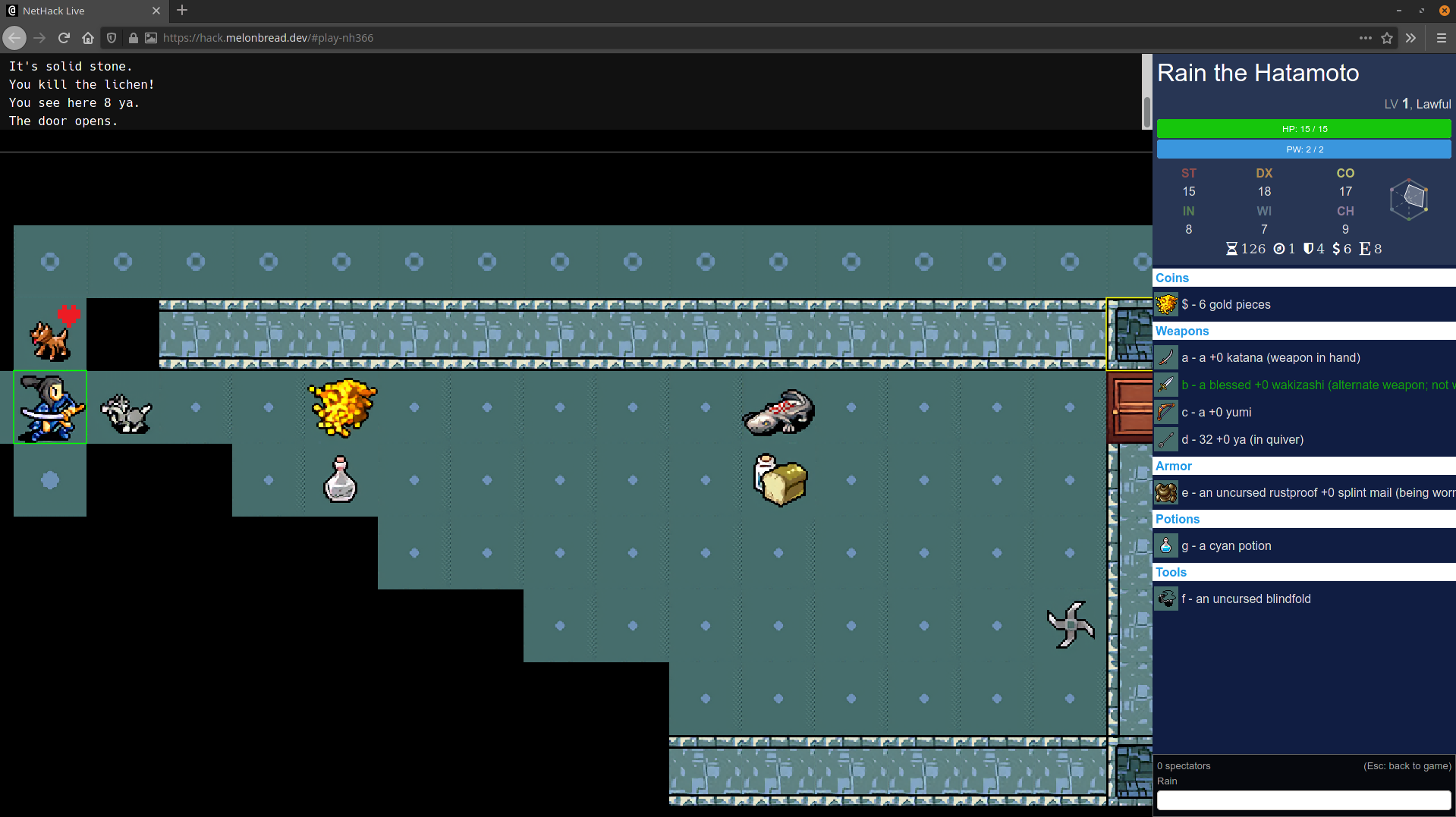 Screenshot of game running Screenshot of game running